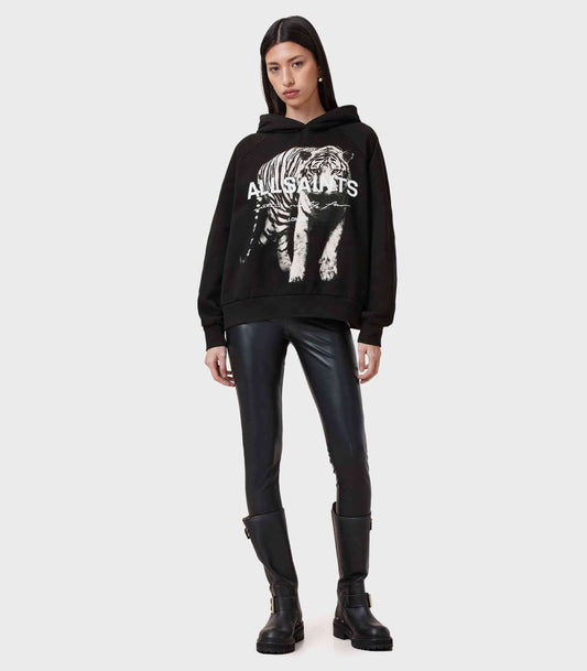 AllSaints- Kit Talon Tiger Print Hoodie